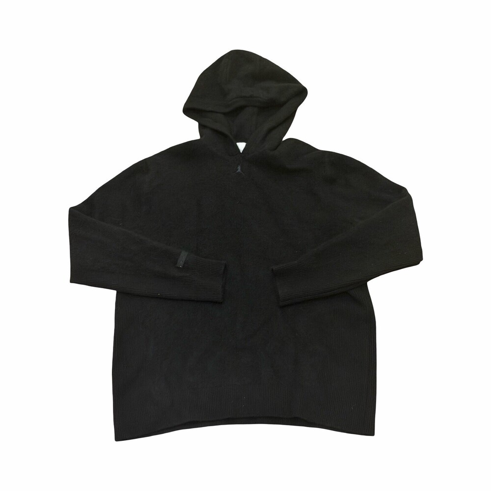 Size Large $300 Nike Jordan Cashmere Golf Sweater Hoodie Black IF2919-010